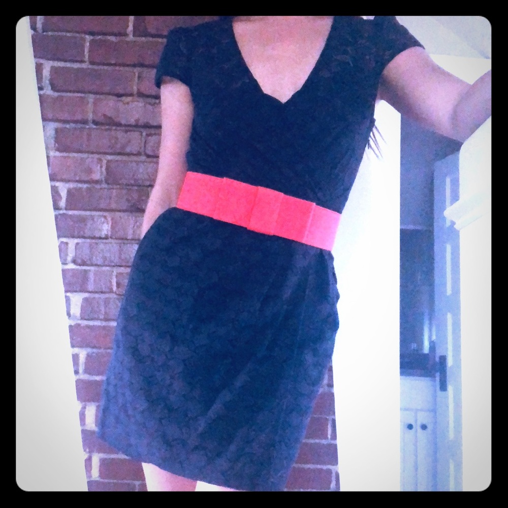 Milly designer-original navy lace dress! Classy. ✨